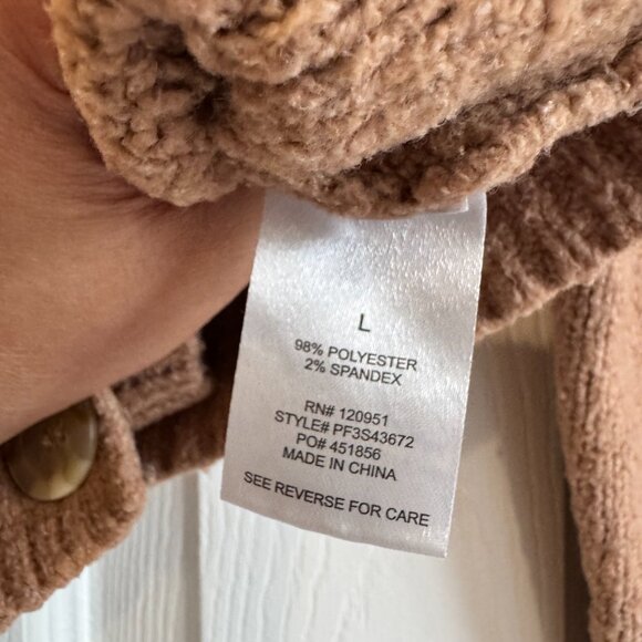 Pink Rose Size Large Grandmacore Cottage core Blush Pink Cropped - Picture 4 of 7